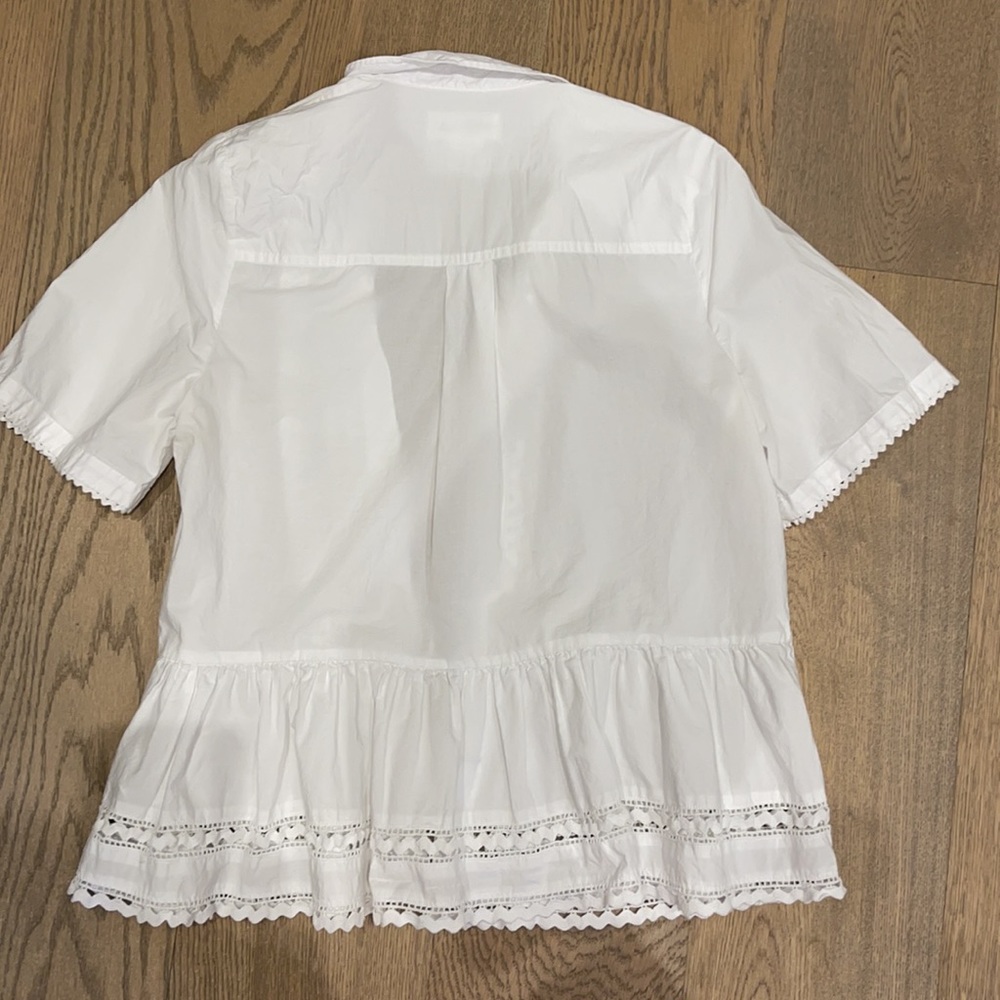 Kate Spade Cotton Embroidered Blouse / S - Picture 4 of 4